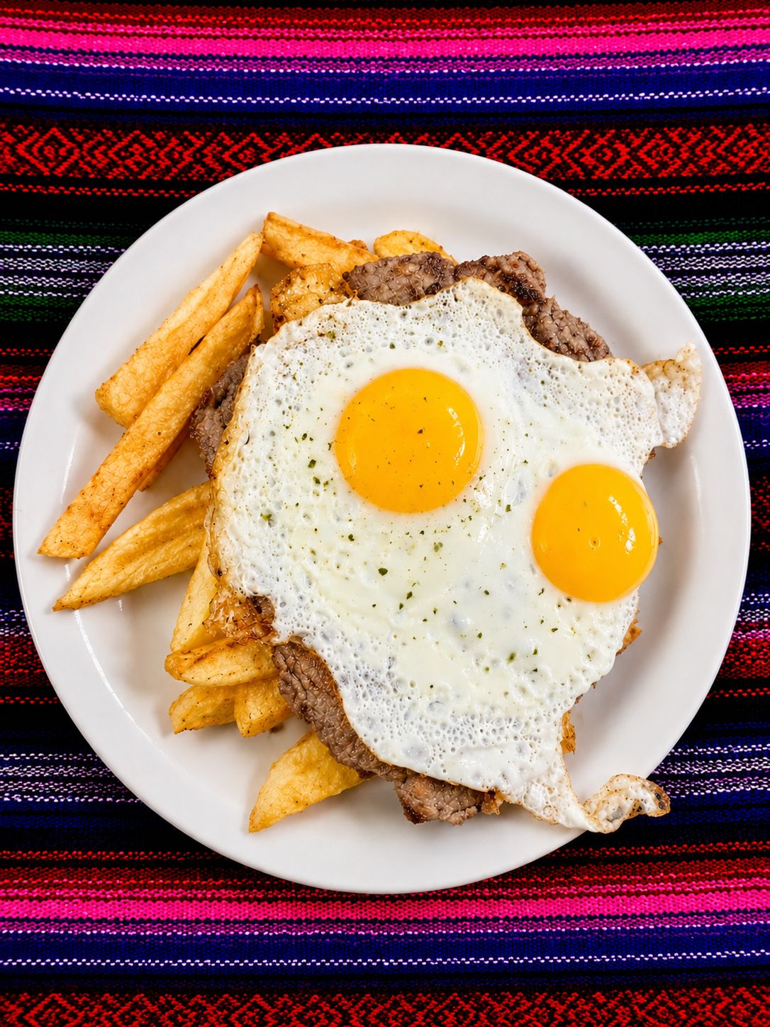 Milanesa de Llama a Caballo