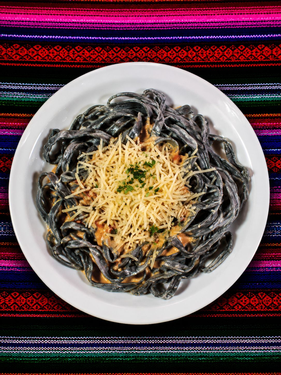 Tallarines Morados
